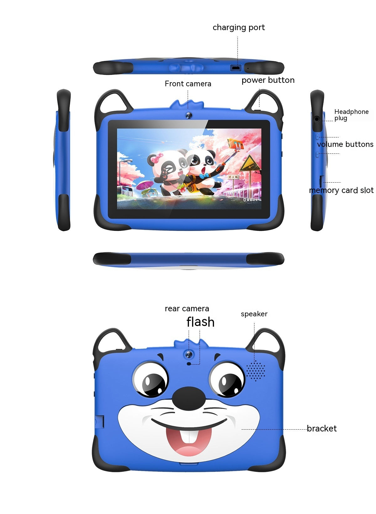 Cross-border E-commerce Wholesale Android 7-inch Wifi Smart Learning Machine Tutor Machine OEM Children's Tablet Computer