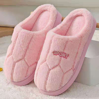 Non-slip Plus Velvet Cotton Slippers